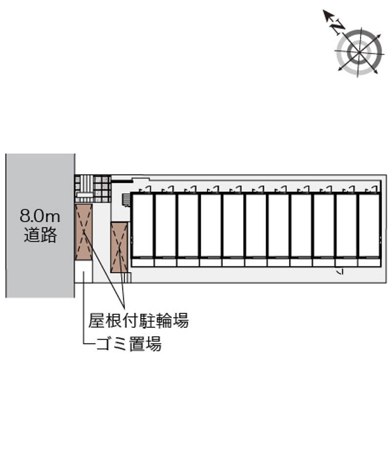 クレイノ彩Ⅴ 配置図