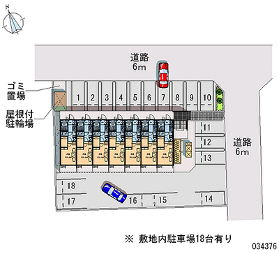 34376 Monthly parking lot