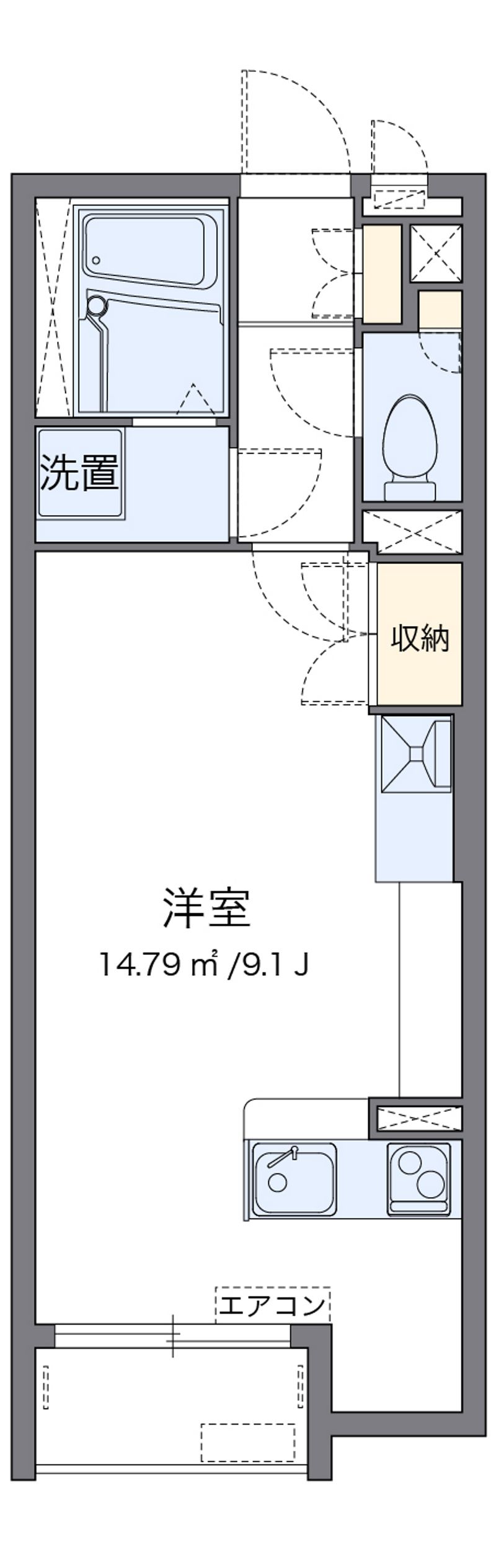 レオネクストＧＡＩＡ 間取図
