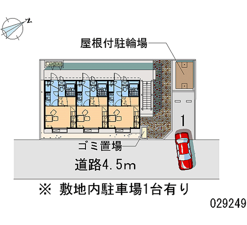 レオパレスマエハラキミヨイ 月極駐車場