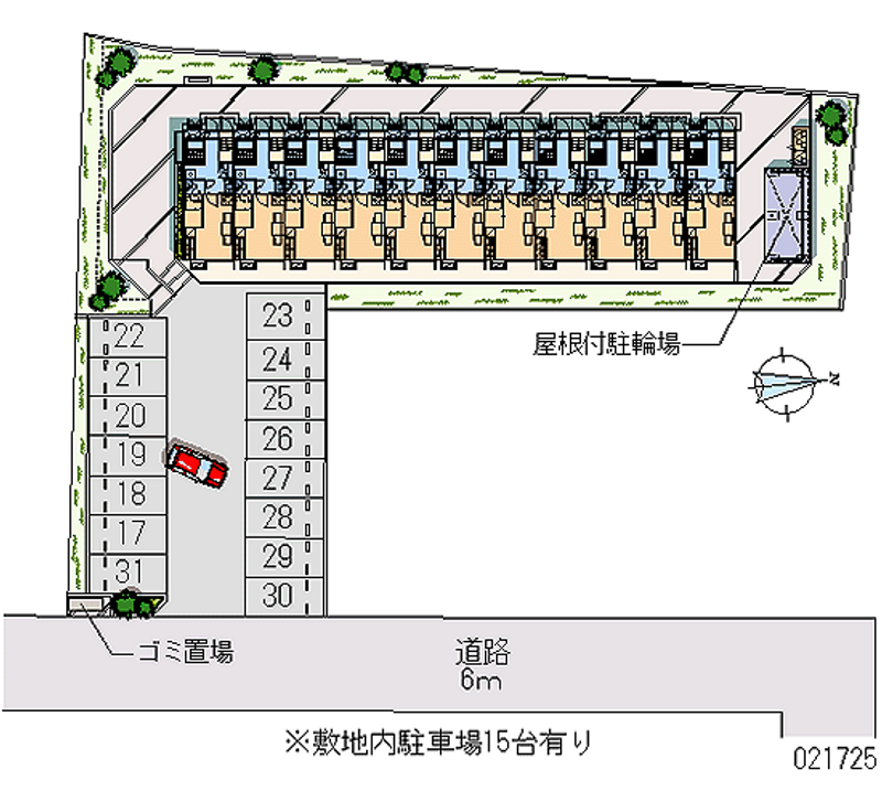 21725 Monthly parking lot