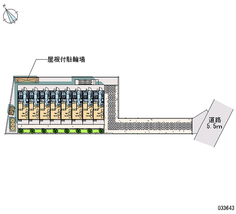 レオパレスＪＨＫ戸田 区画図