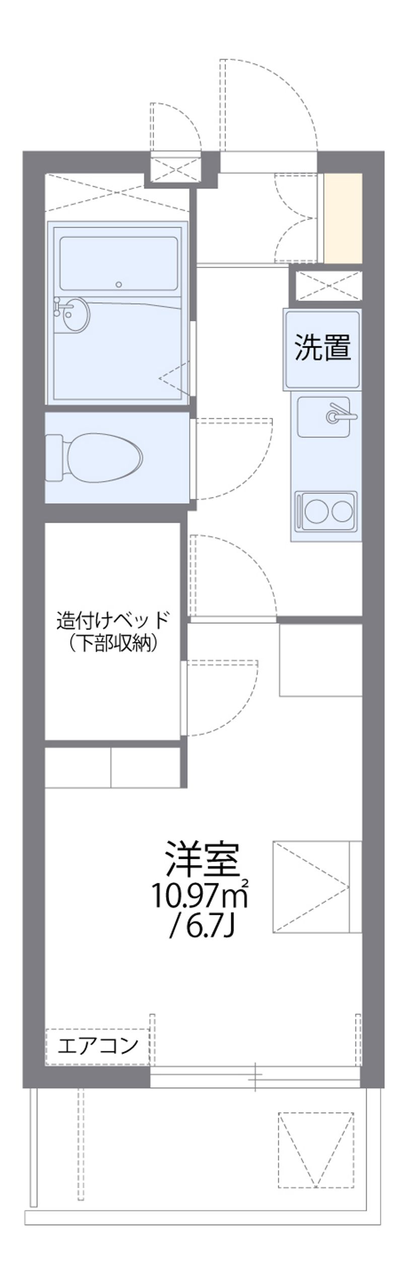 leopalace Tenjin Floor plan
