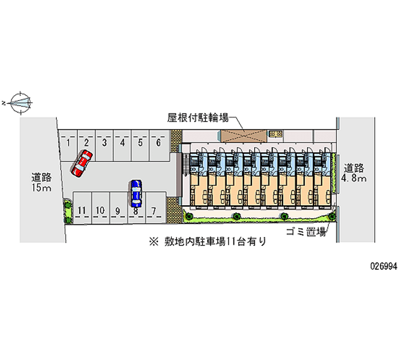 レオパレス宗郷 月極駐車場