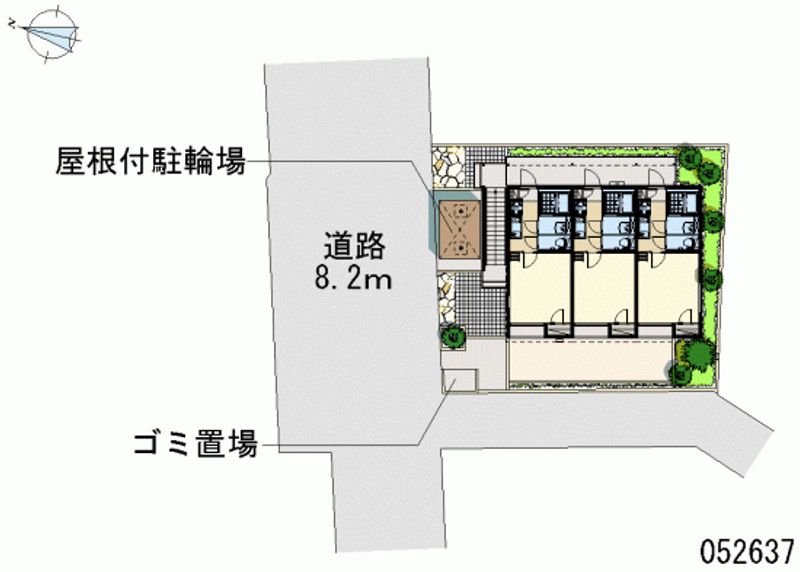 レオネクストフロンティアⅡ 区画図