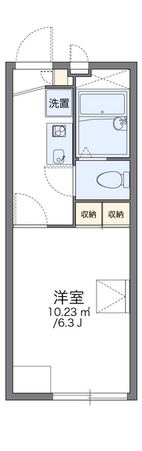 レオパレスつましな 間取り図