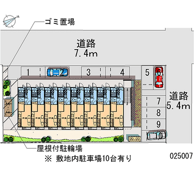 25007 Monthly parking lot