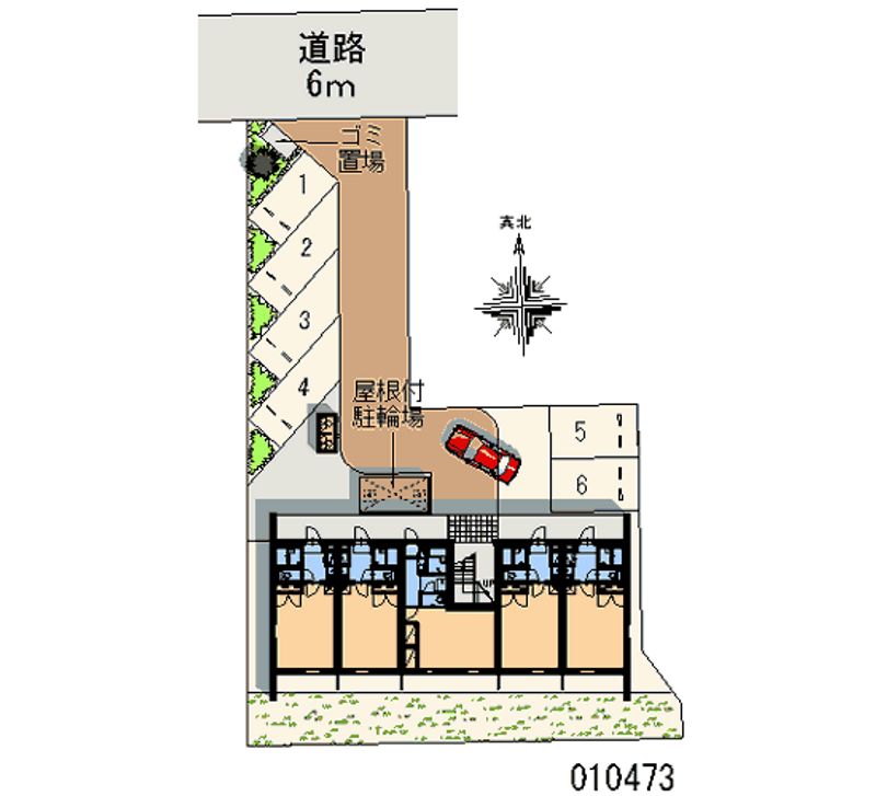 レオパレスＩＮＡ 月極駐車場