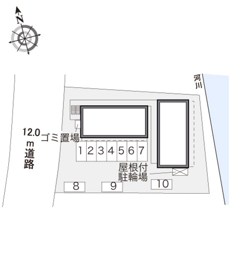 レオパレス大新 配置図