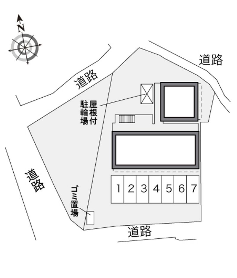レオパレスエスポワール 配置図