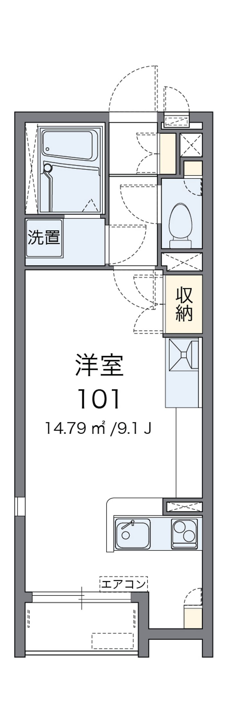 レオネクストメゾンドファヴール 間取図