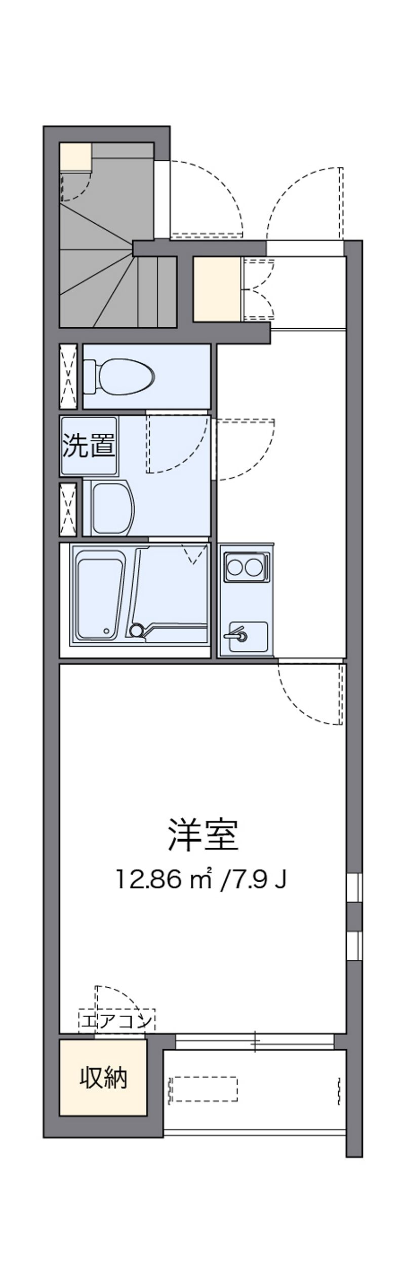 クレイノリラ 間取図