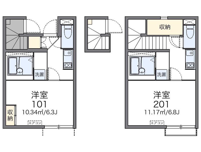 レオネクスト那由多 間取図