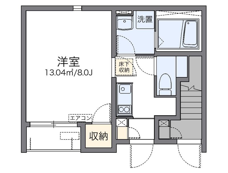 レオネクストソラーナ尾島 間取図