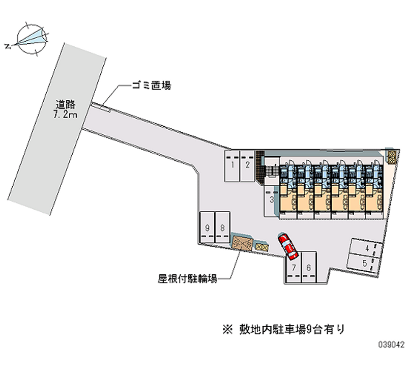 レオパレスＥＤＥＬＷＥＩＳＳ 月極駐車場