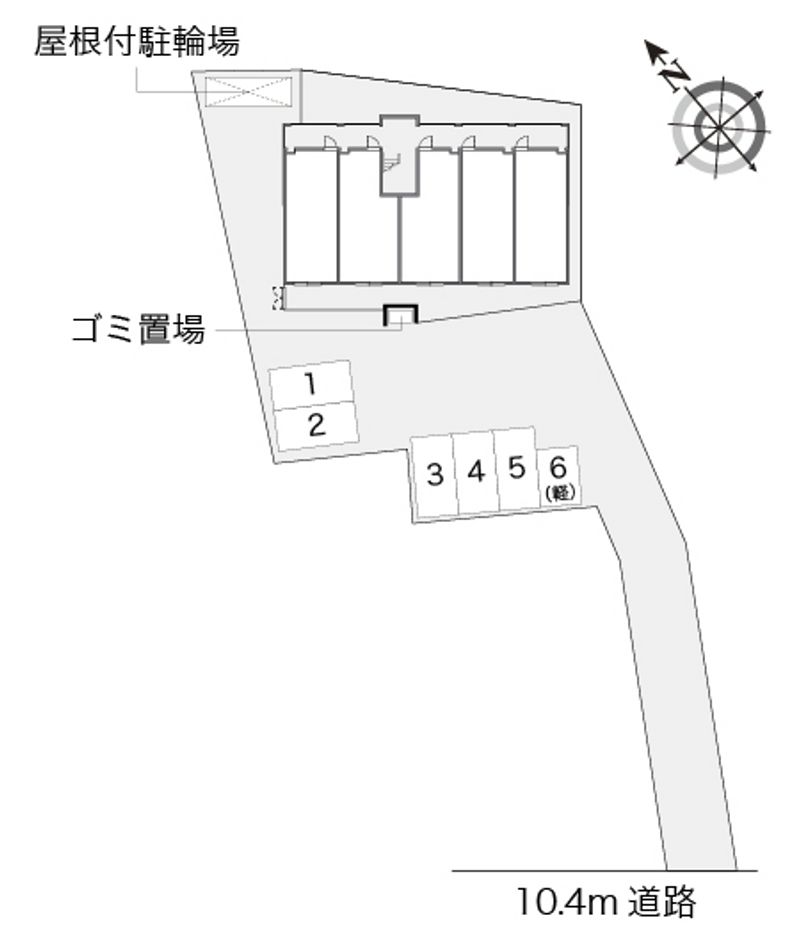 レオパレス湯澤平 配置図