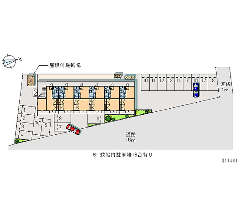 11441月租停车场