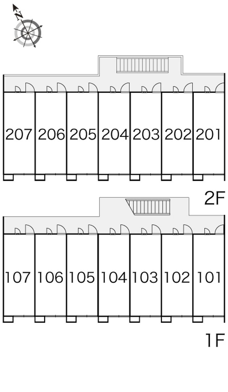 レオパレスファンタジスタ 間取り配置図
