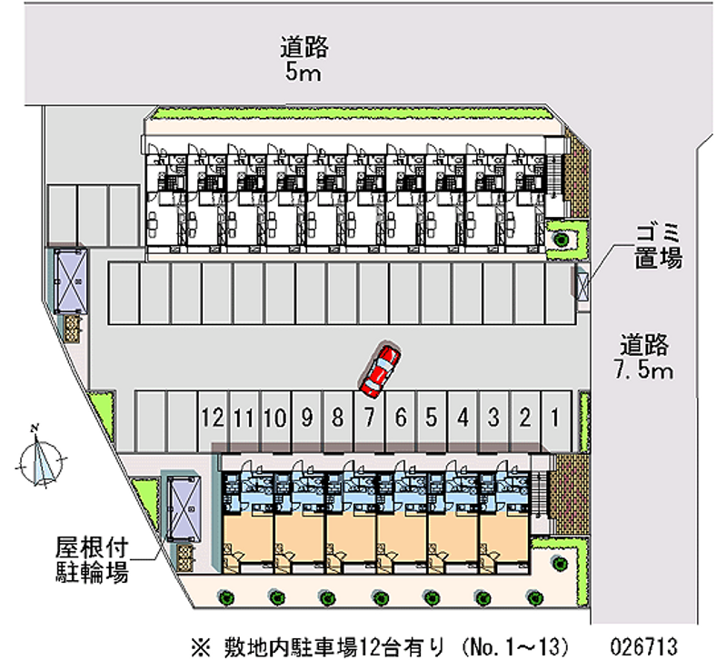 26713月租停车场