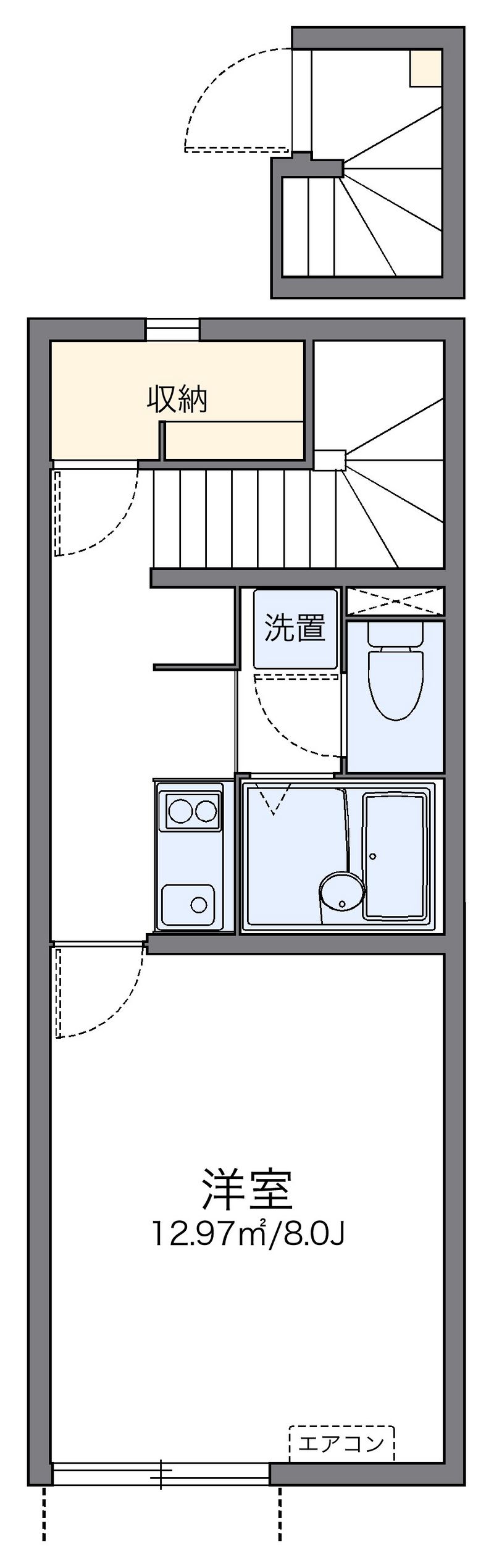 レオネクストＭｉｋａｚｕ 間取図