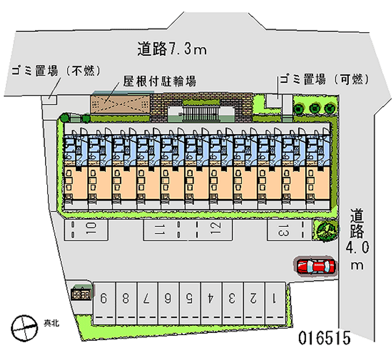 レオパレス西陵 月極駐車場