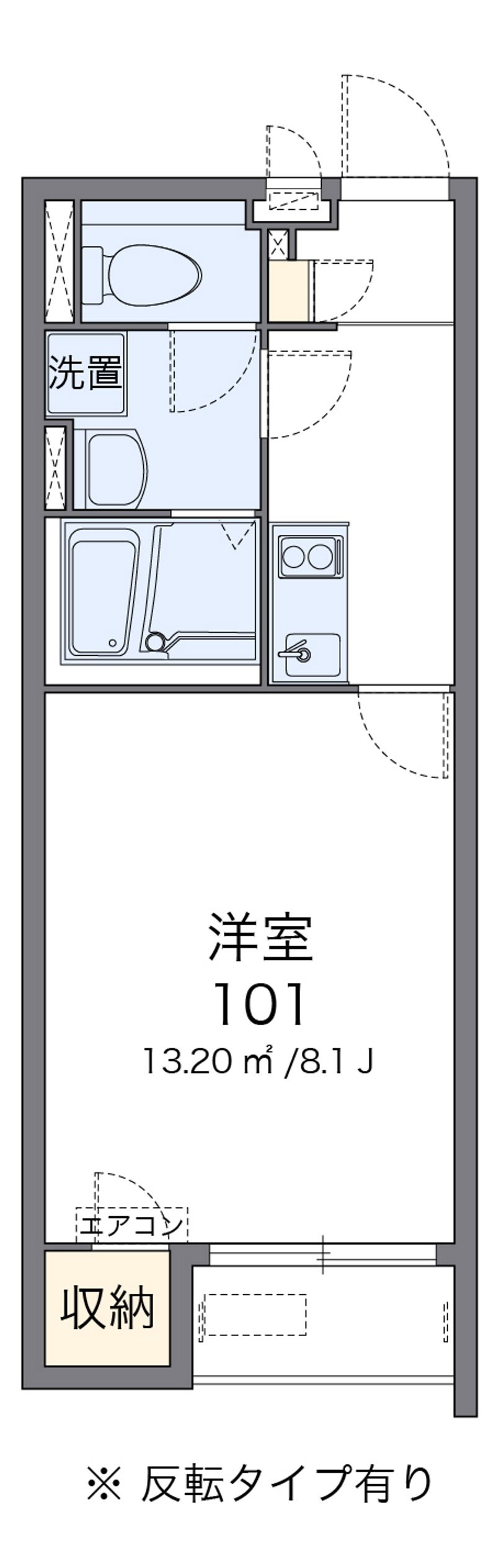 クレイノ田代昌町Ⅱ 間取図