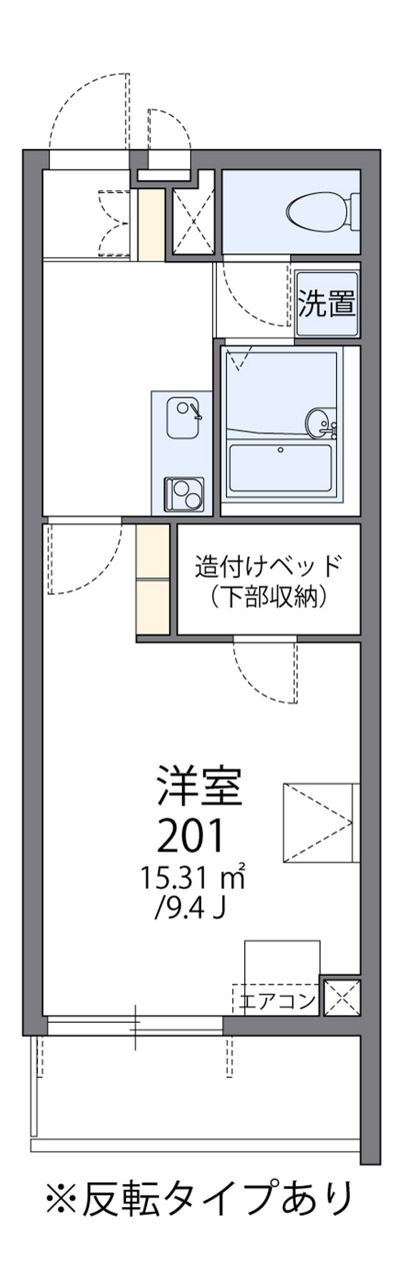 レオパレス宇都宮南 間取図