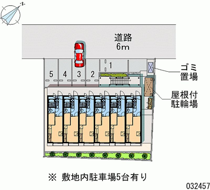 レオパレスパークヒルズ 月極駐車場