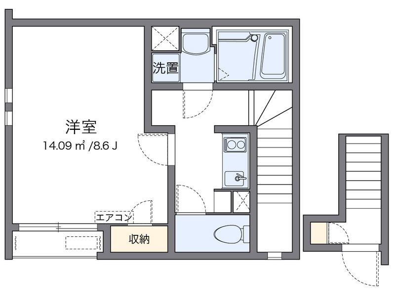 クレイノ中野 間取り