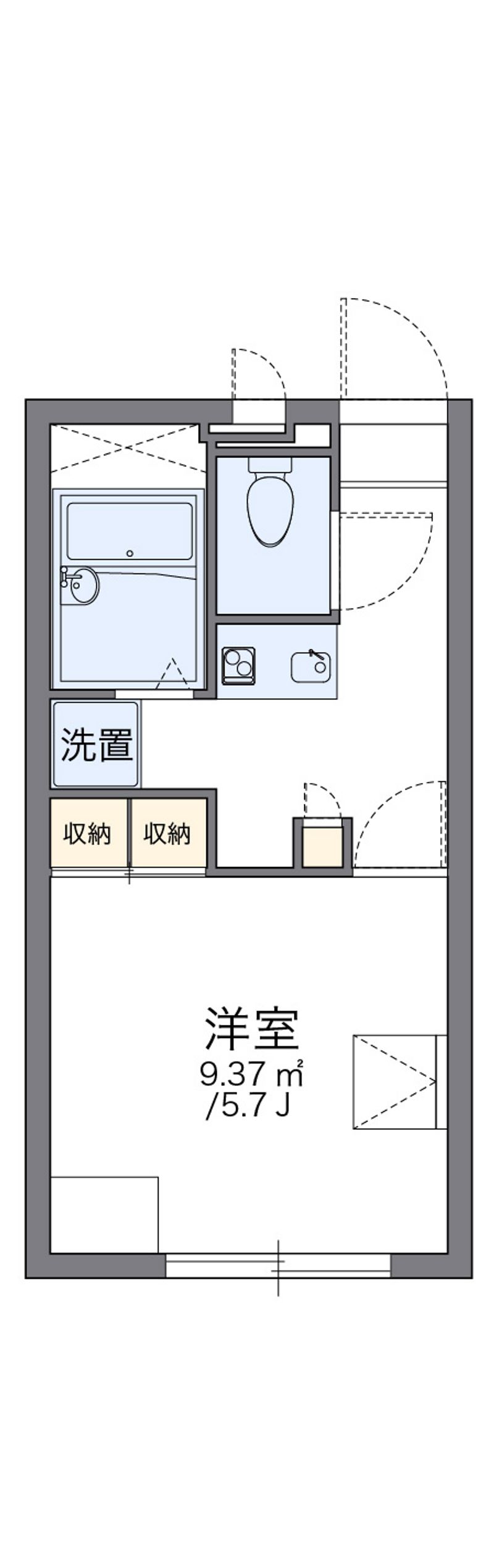 レオパレス和 間取図