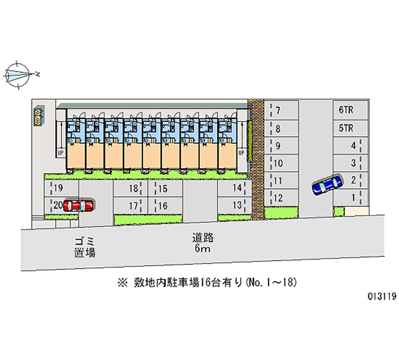 レオパレス岡崎ウエスト 月極駐車場