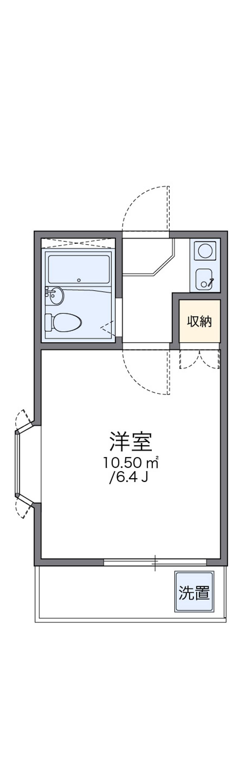 レオパレス井尻パートⅡ 間取図