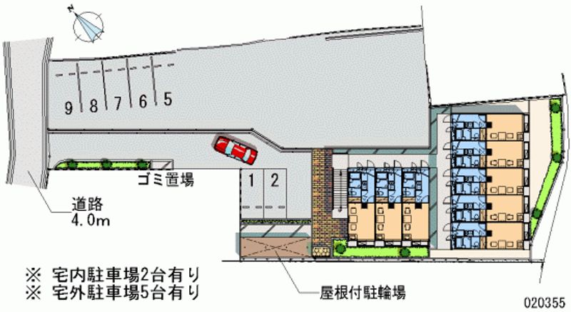 20355 bãi đậu xe hàng tháng