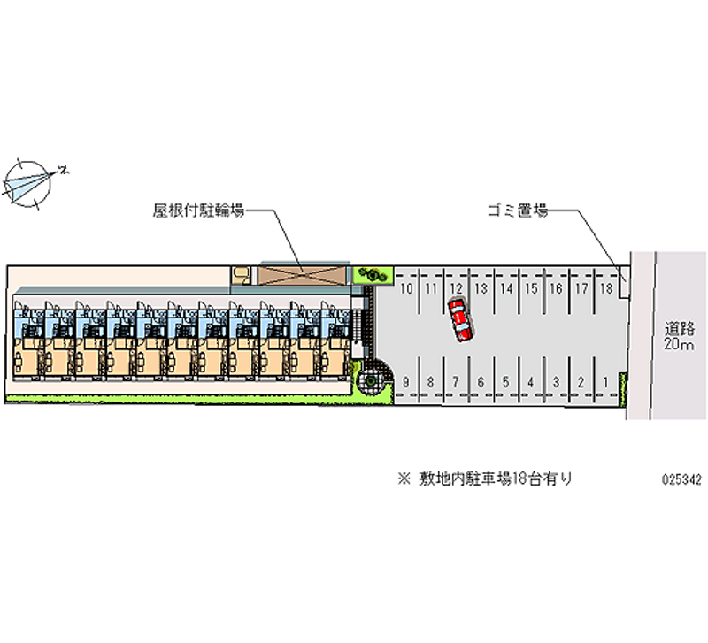 25342月租停車場