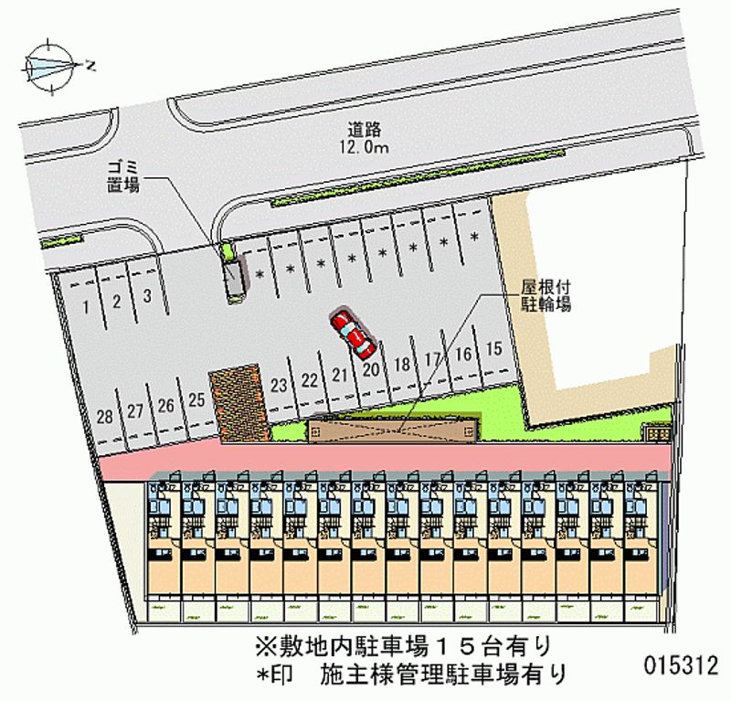 15312 Monthly parking lot