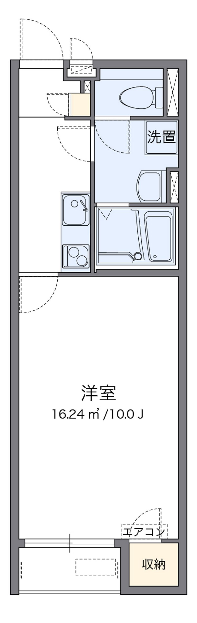 クレイノエスポワールホリⅤ 間取り