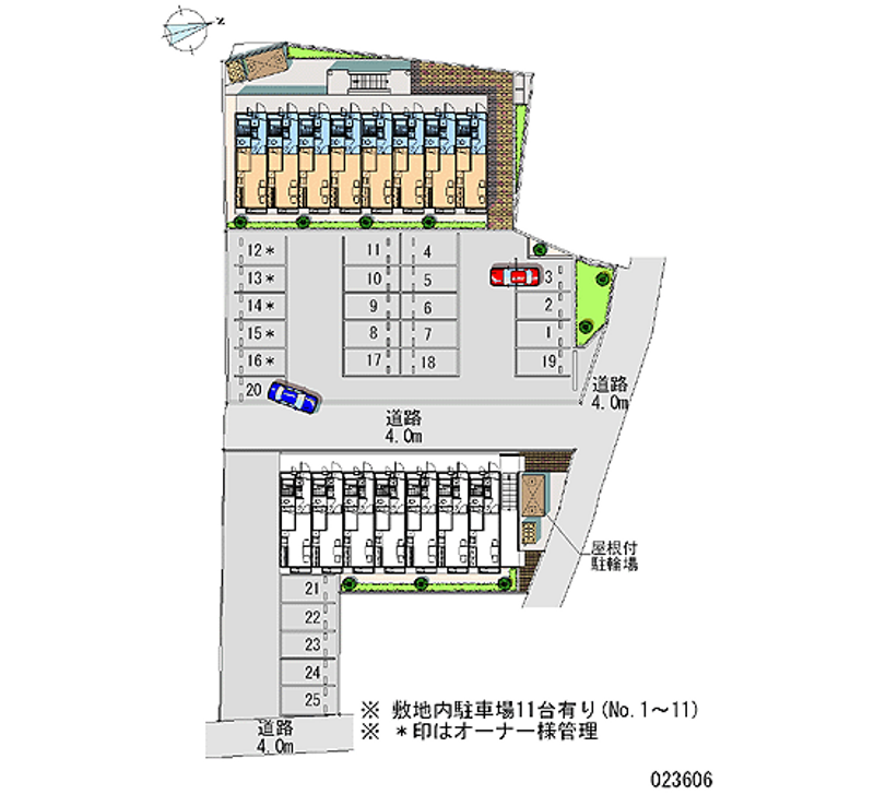 23606 Monthly parking lot