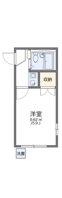 レオパレス王子公園 間取り図