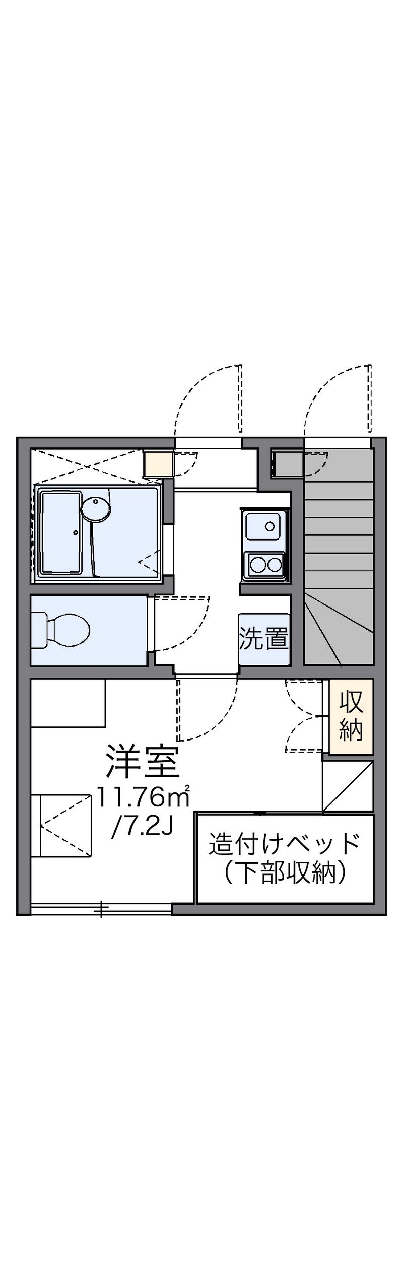 レオパレスコンフォート 間取図