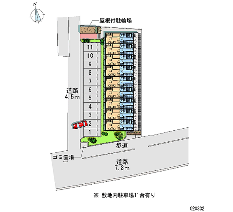 レオパレス丸の内 月極駐車場