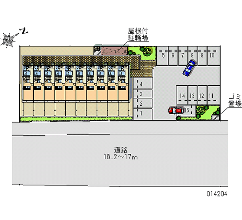 レオパレスルミエール 月極駐車場