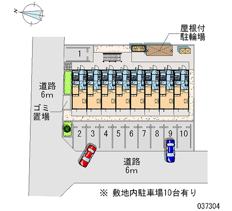 レオパレスロイヤルパーム 月極駐車場