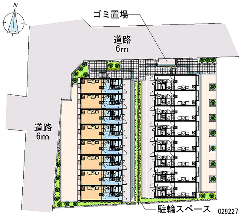 レオパレスルミエール 区画図