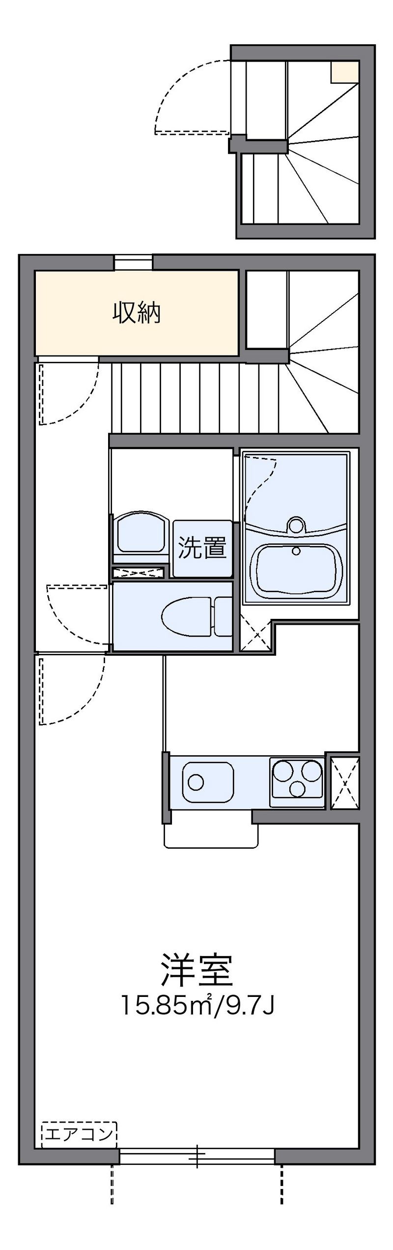 レオネクストムスクローズ 間取図