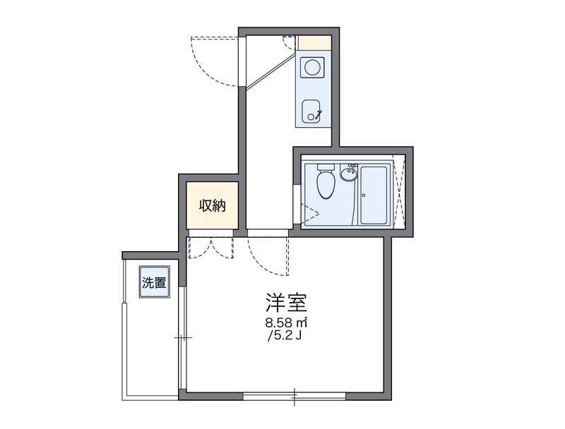 レオパレス西巣鴨 間取り