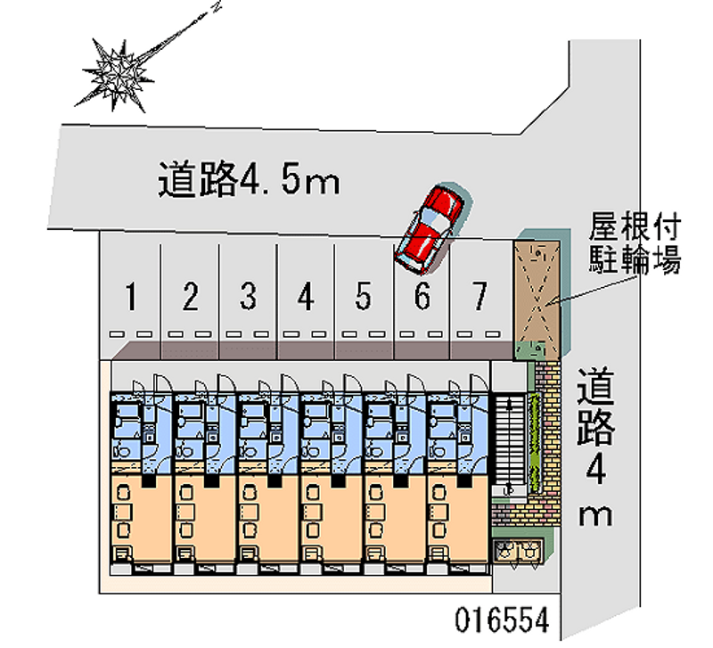 レオパレスヴェール 月極駐車場