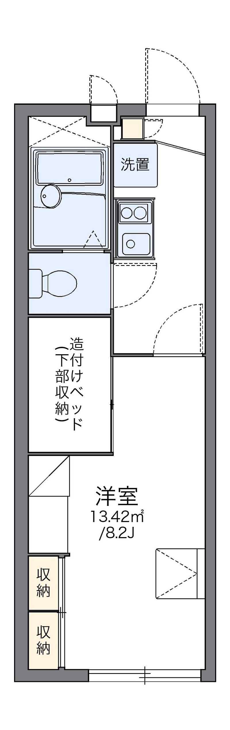 レオパレス淵ノ上公園 間取図