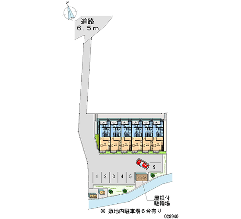 レオパレス門池Ⅳ 月極駐車場