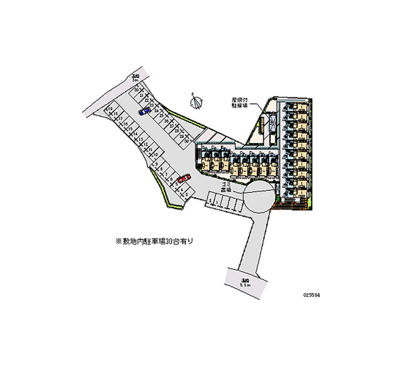 レオパレスＡＢ　ハーモニー 月極駐車場