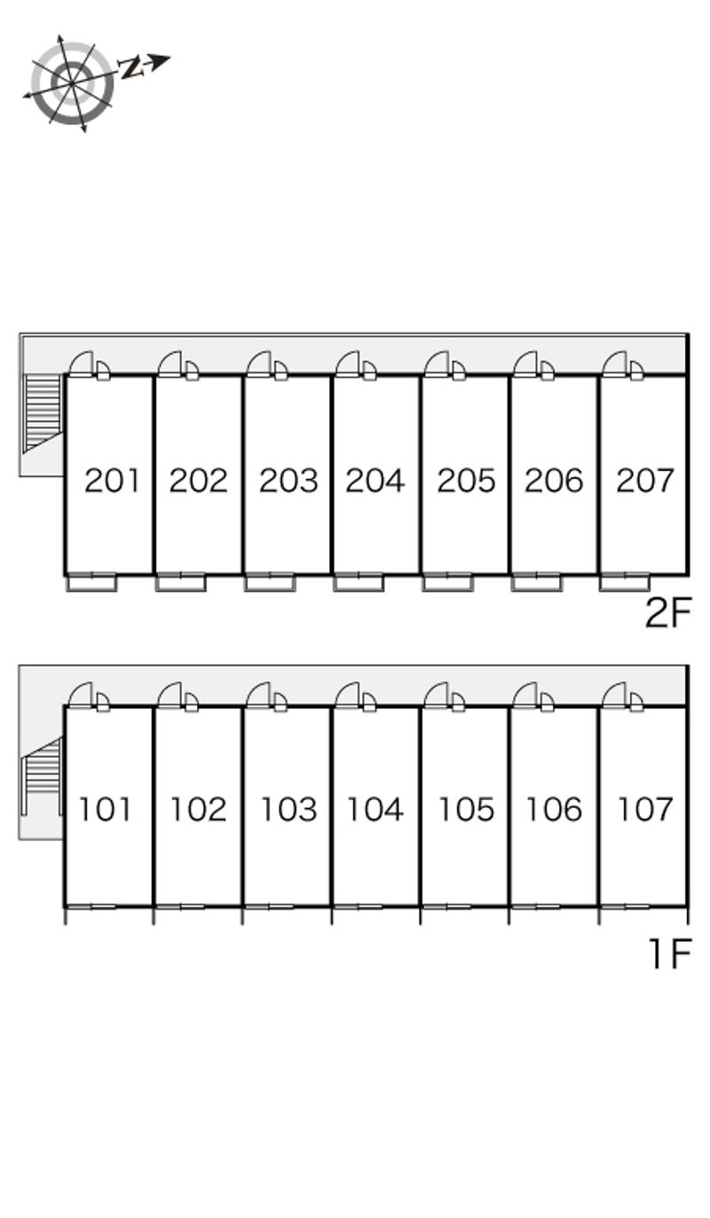 レオパレスエスペランサ 間取配置図